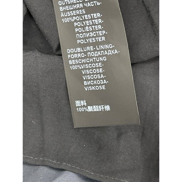 The Kooples $385 Black Long-Sleeve Midi Dress Smocked Waist Size M NWT - Picture 9 of 9